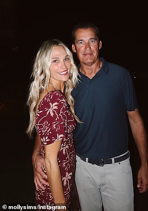 Sims is married to film producer Scott Stuber, 56.