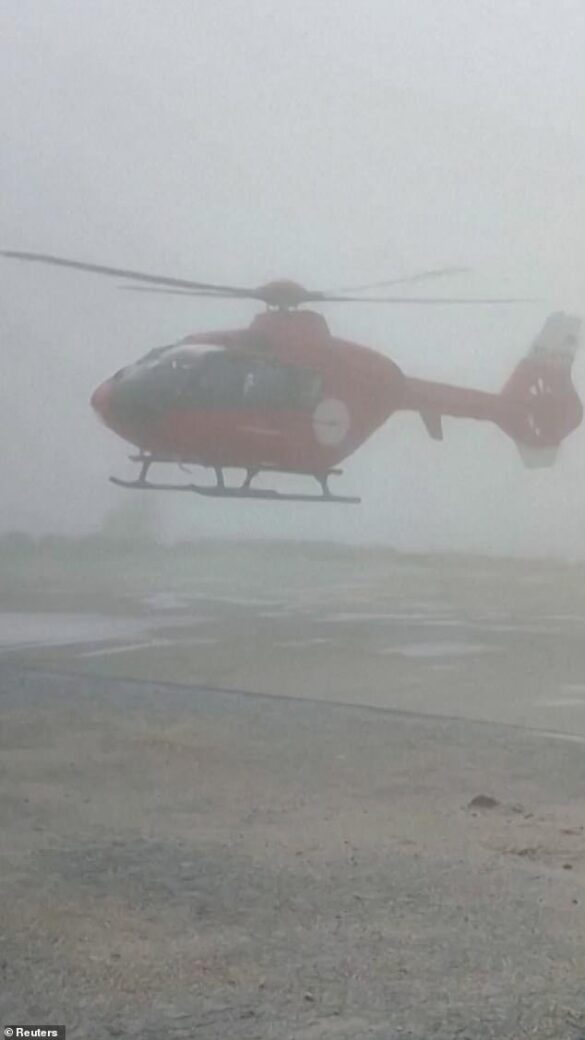 Moment Air Ambulance Helicopter Crashes Into Hospital Moments After 