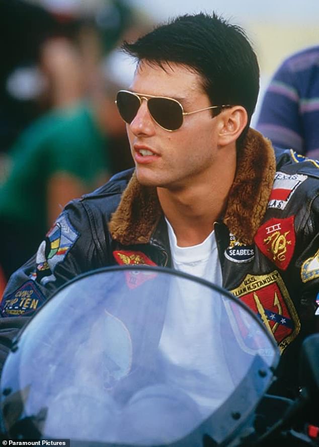 Cruise played the lead role of Pete 'Maverick' Mitchell in both Top Gun films, the first of which was released in 1986.