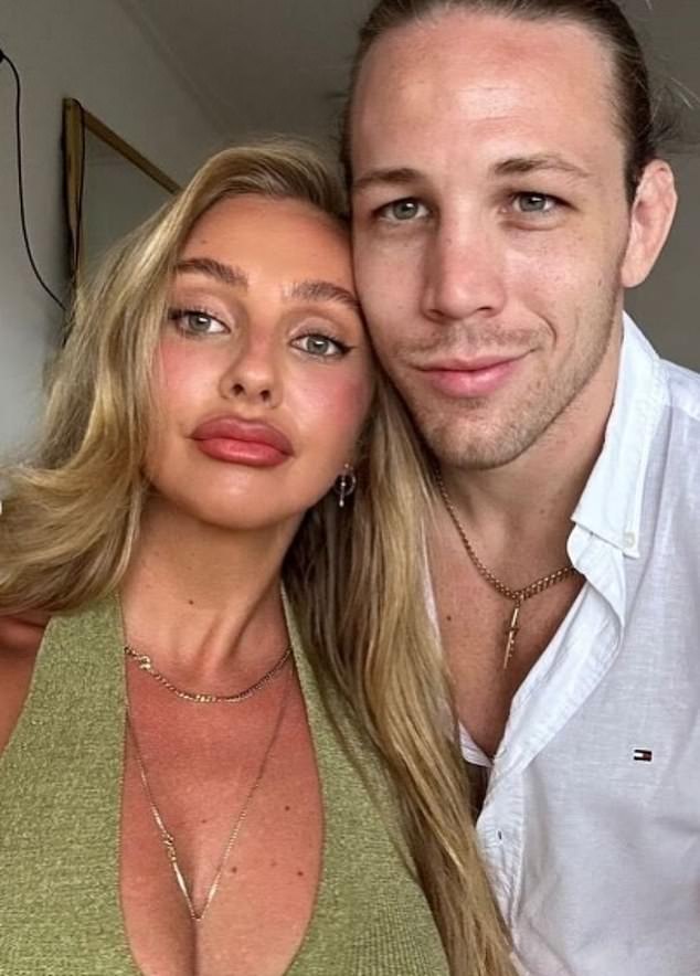 The outing comes after Jayden and his ex Eden Harper (left) announced their split in April, after eight months together.