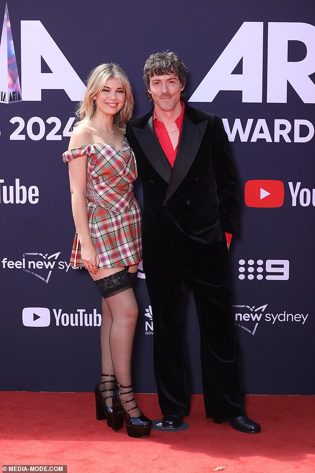 The pair made their red carpet debut as a couple at the 2024 ARIA Awards last month and couldn't keep their hands off each other.