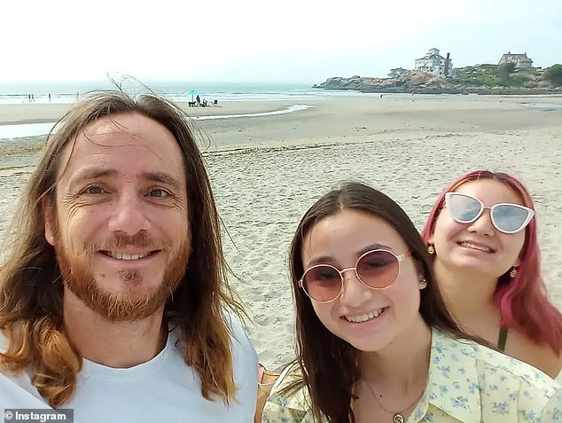 Goldstein's daughters, Valerie (center), 22, who was also a teacher, and Violet (right), 19, a student, also died in the accident