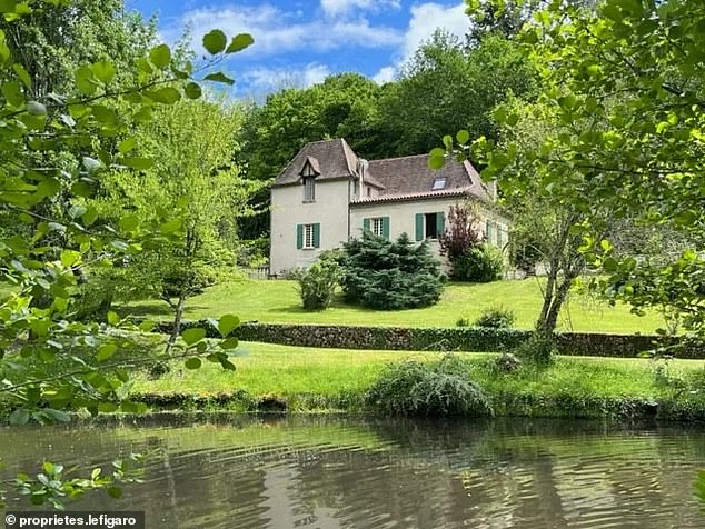 The sprawling property, located in Lunas in the historic Dordogne region of southern France, will sell in September for $682,000 (property is pictured).