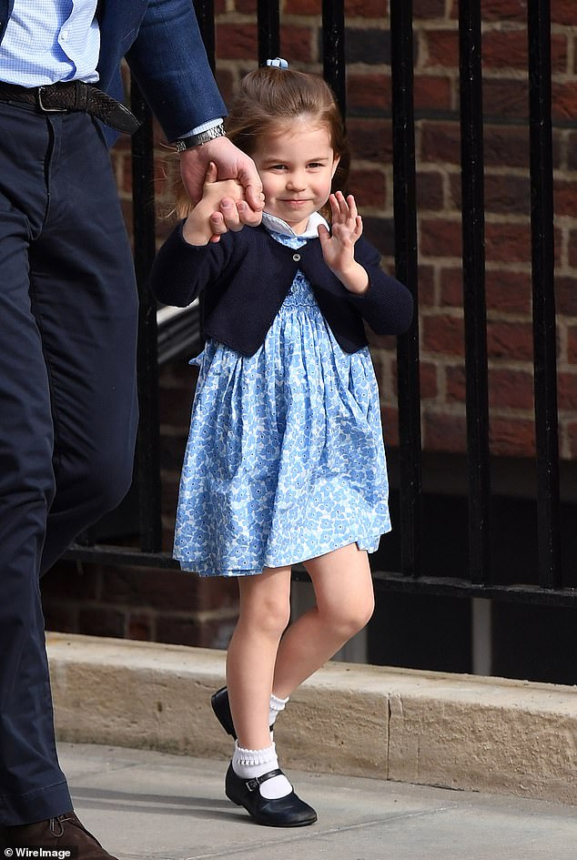 It's a style loved by nine-year-old Princess Charlotte, who has often been seen wearing a very similar version of the printed dress, with a similar cut. Photographed in 2018