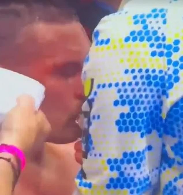 Meanwhile, Usyk has been banned from participating in his mid-fight ritual against Fury.