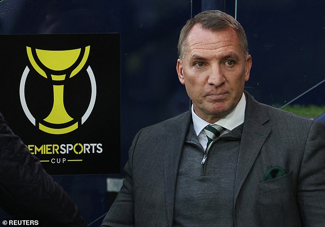 Brendan Rogers tries to guide Celtic to the Scottish League Cup title at Hampden Park