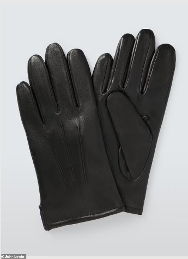 Leather gloves included in the John Lewis men's gift guide