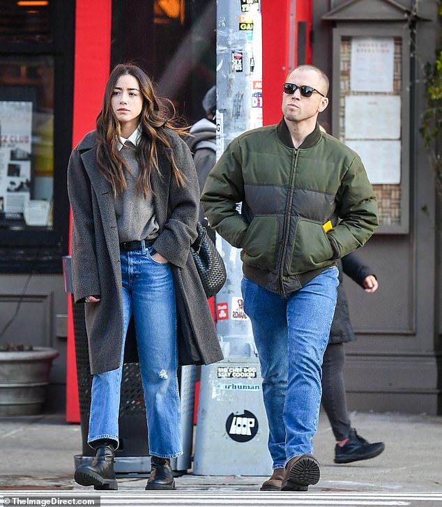 Last week, the couple was seen together for the first time as they once again strolled through the streets of New York before stopping at a cafe for a kiss.