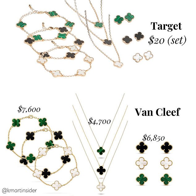 Shoppers reluctant to shell out thousands of dollars on jewelry from French luxury brand Van Cleef & Arpels have discovered what they claim to be the 