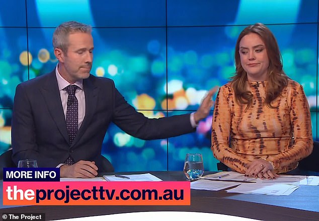 After the segment, Georgie broke down in tears and had to be comforted by co-host Max Rushden, who offered a gentle arm on her shoulder.