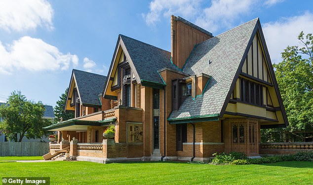 Beloved architect Frank Lloyd Wright settled and worked in Oak Park for twenty years, building several buildings there