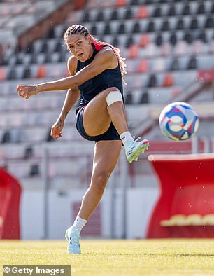 Trinity Rodman of the United States takes a stab at USWNT training in July