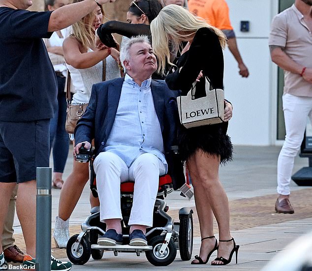 Eamonn and Katie were spotted by paparazzi in Ibiza enjoying a luxury cruise around Europe - a gift given to Eamonn after signing a lucrative deal to be an ambassador for holiday company Not Just Travel.