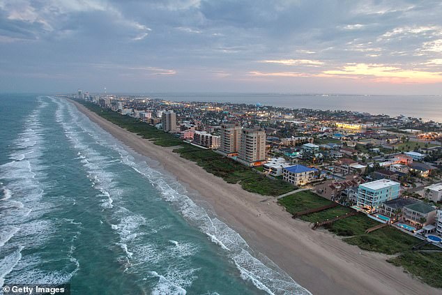 Pictured: South Padre Island, where Cocker found the message in a bottle