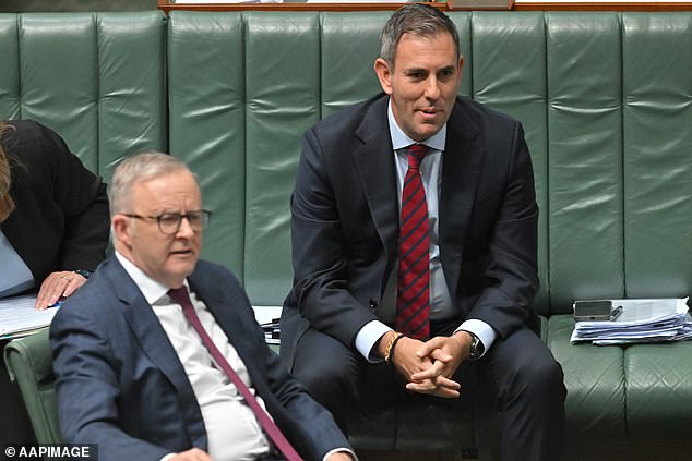 Attention focuses on whether or not Chalmers takes the reins as Labor leader as one prominent commentator calls on Anthony Albanese (left) to 