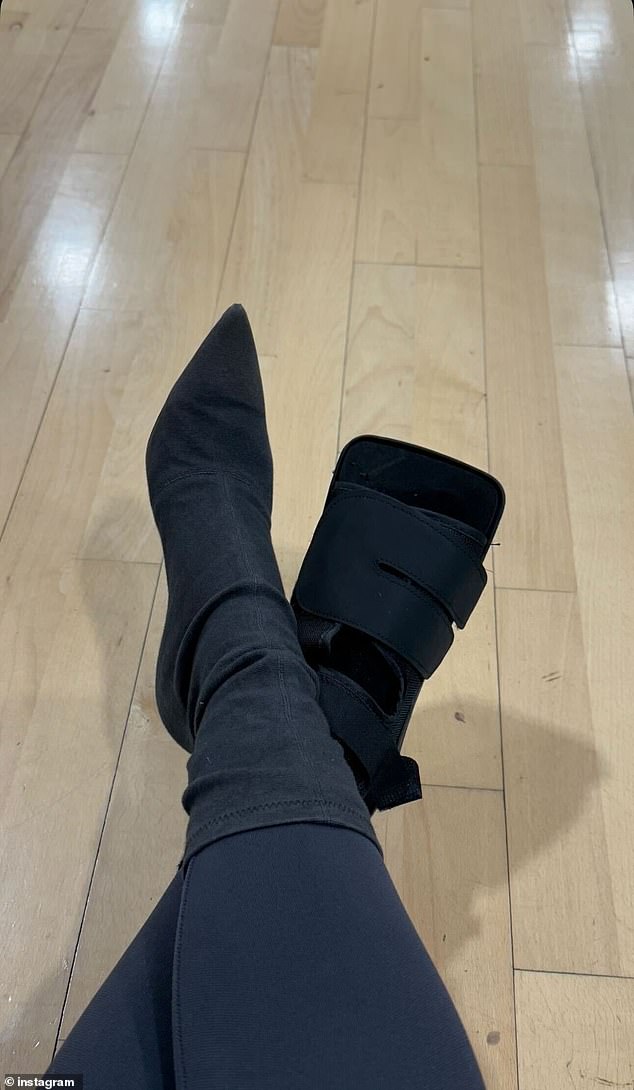 Kim revealed that she broke her foot on December 6, but it's possible that the star had broken it earlier and simply shared it on that date.