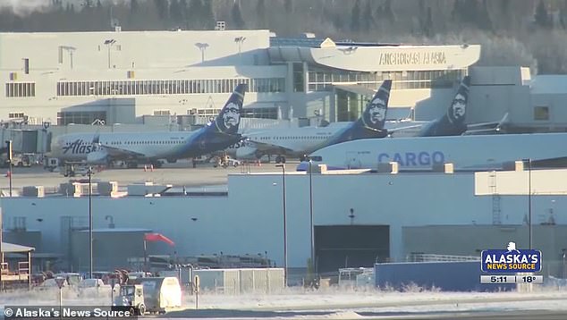 About half an hour after takeoff, it returned to Anchorage's Ted Stevens International Airport