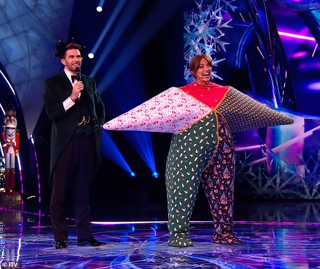 The presenter, who has appeared as a judge on six series of the hit show, clearly learned a few tricks when she was voted second after performing two festive tunes, Have Yourself A Merry Little Christmas and This Christmas.