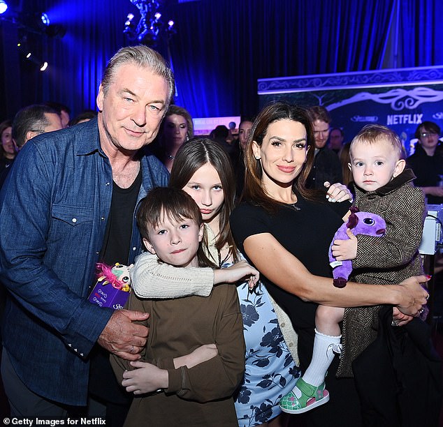 Hilaria, her husband Alec, and their children attended the premiere of Spellbound in New York City last month.