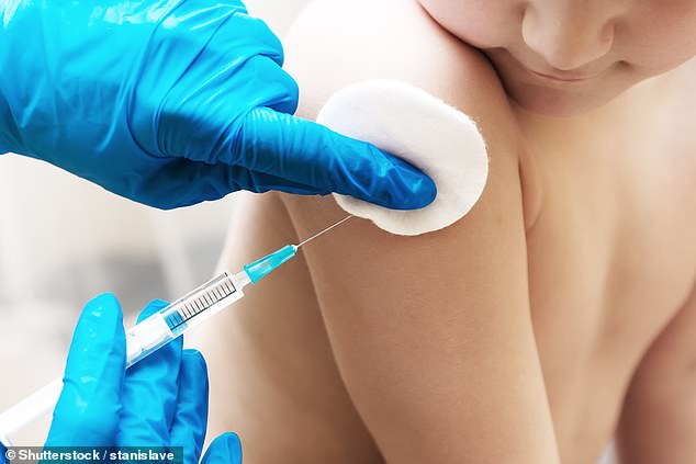 The staggering statistics come as vaccination rates fall across Australia (file image pictured)