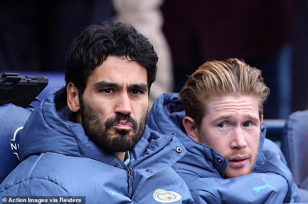 Ilkay Gundogan and Kevin de Bruyne have 728 City appearances between them, but could be out