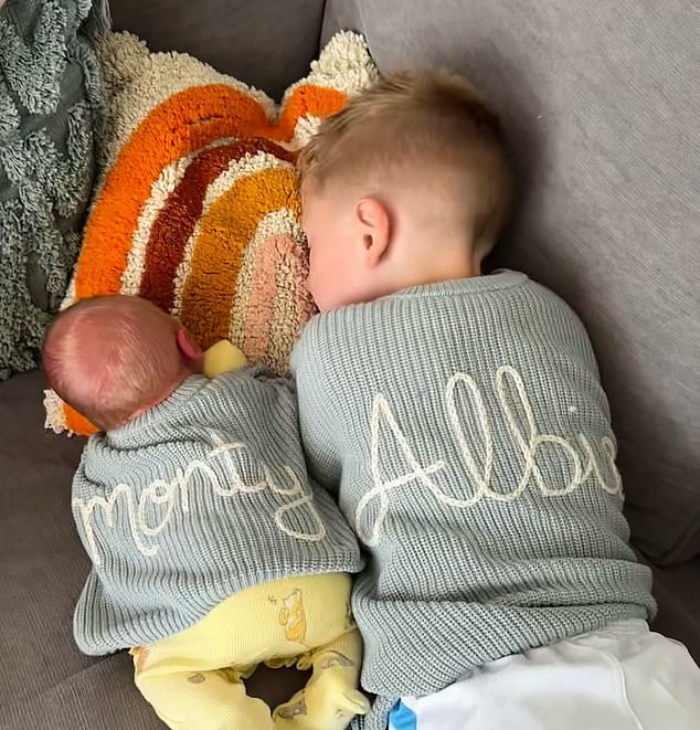 Pictured: Laura Kenny's sons Monty and Albie: Albie was born in 2017 and Monty in 2023.