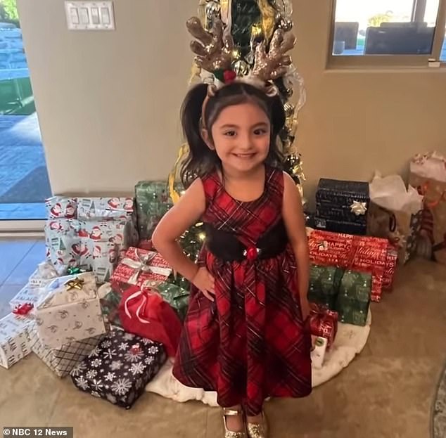 Ariyah still had unopened presents under the Christmas tree when she died