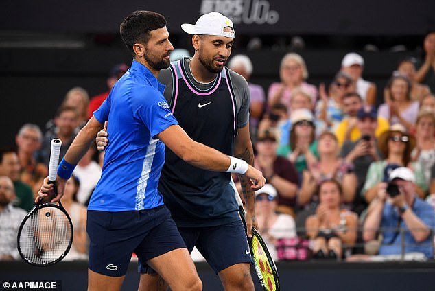 The Australian star teamed up with Novak Djokovic in men's doubles, but the pair were eliminated from the tournament on Wednesday.