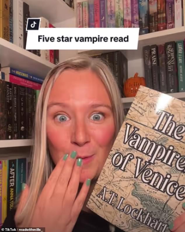 Read with Mills told her 16,000 followers about AT Lockhart's The Vampires of Venice and even gave it five stars.