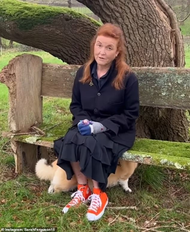 The Duchess of York (pictured) shared a paid partnership post on Instagram for a mindfulness app called Zoul.