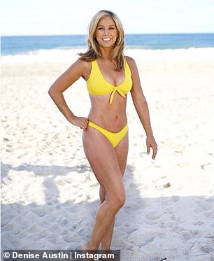 In shape: The slender 65-year-old star told DailyMail.com that one of the ways to maintain a flat stomach on vacation is to avoid 