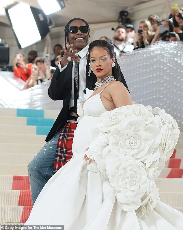 Rihanna and Ricky have been friends for over a decade when their friendship turned romantic; The couple photographed together at the Met Gala on May 1, 2023 in New York