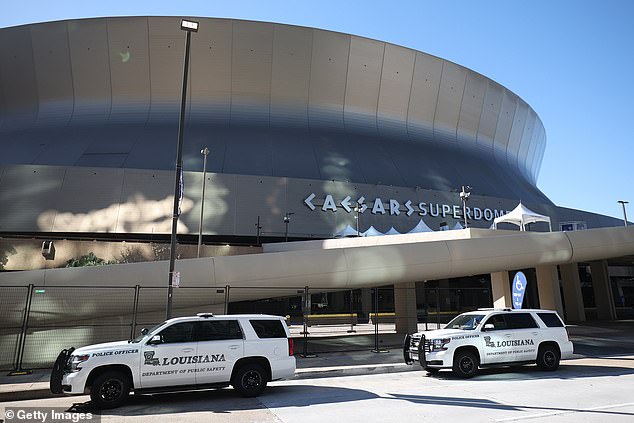 Caesars Superdome, home of the Saints, was closed for additional security raids