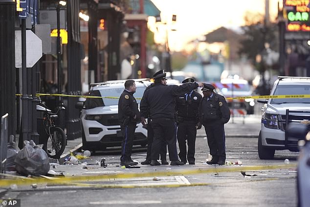 Law Enforcement Rally at Site of Horrific Bourbon Street Attack