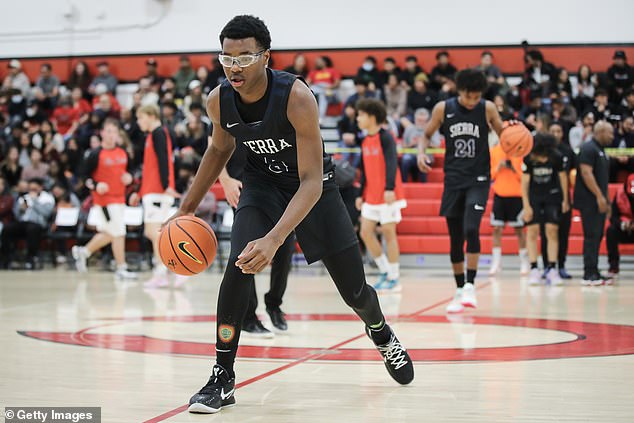 Bryce played high school basketball at Sierra Canyon School in Los Angeles