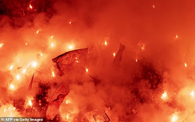 Partizan Belgrade and Red Star Belgrade fans always guarantee a colorful atmosphere