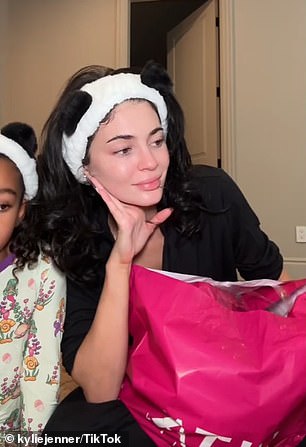 On TikTok, the mother of two shared a sweet video of herself, her daughter Stormi, and her niece Chicago showing off an Ulta shopping haul.