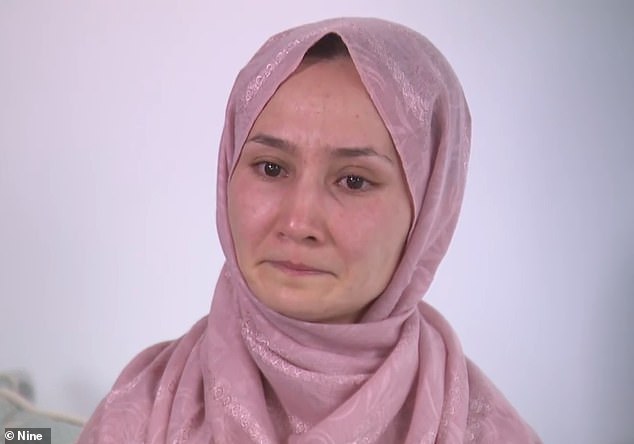 Zahra (pictured) broke down as she made a heartbreaking plea to authorities to help her find her brother as she clings to hope that he will be found safe and sound.