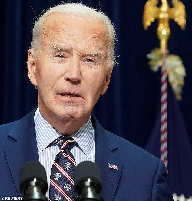 Viewers also questioned his cognitive abilities once again during Wednesday night's speech after Biden appeared to hiccup as he squinted at the teleprompter and walked off stage ignoring further questions about the attack.