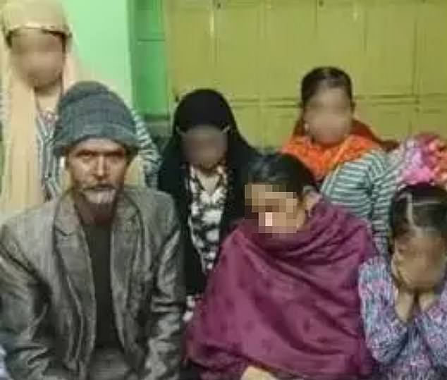 Photos purportedly showing the family, including father Badar, who is still at large, have been circulating in the Indian media.