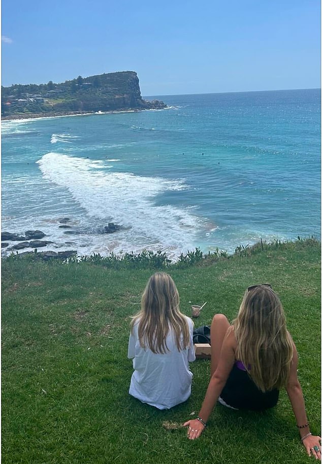 Teenager Elani has shared special moments on Freshwater Cliff near the family home.