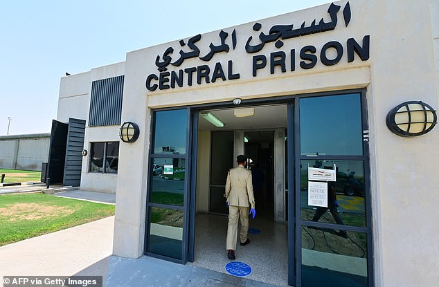 Pictured is the high-security Al Aweer prison, where Fakana will serve his sentence. The jail houses some of Dubai's worst criminals, including murderers, terrorists and rapists.