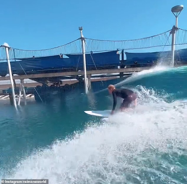 The clip released in October showed the Duke of Sussex surfing at the California school.