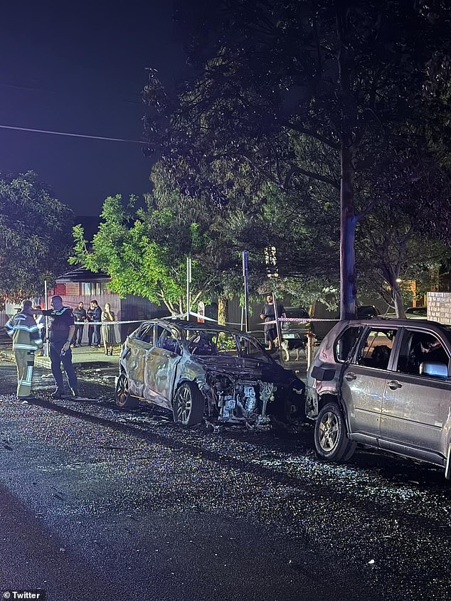 1735817738 316 Horror moment a car EXPLODES on a residential street in