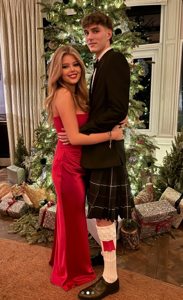 Lexi Hughes appeared to debut her new boyfriend as she posed for a cozy photo with him on New Year's Eve.