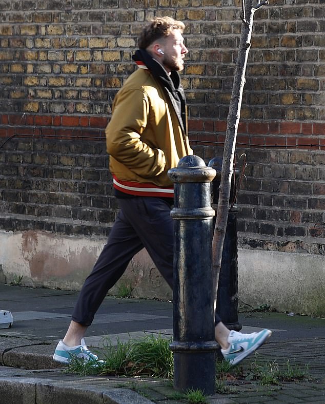 The former Made In Chelsea star, 32, and the influencer, 28, recently called it quits and Sam was getting some fresh air near his London home after a tough few weeks.