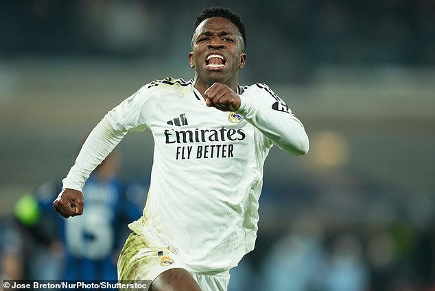 Ronaldo had claimed that Real Madrid star Vinicius Jr, pictured, should have won the annual award.