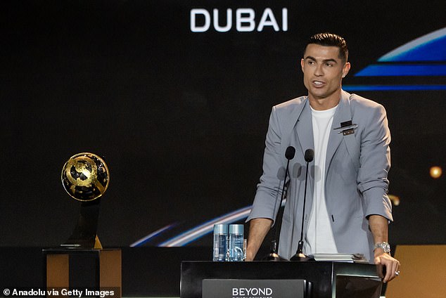 Ronaldo made that claim when he attended the Dubai Globe Soccer Awards last month.