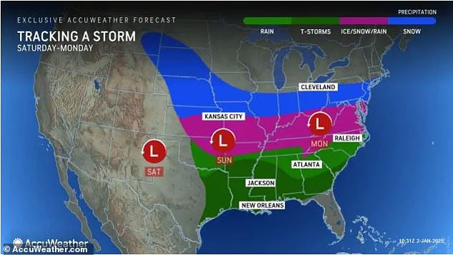 The advisories come as meteorologists monitor another winter storm that will spread snow and ice across a 1,500-mile swath of the U.S.