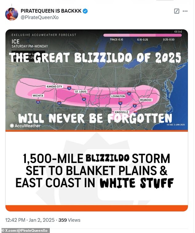 Dubbed “the Great Blizzard of 2025,” this storm is expected to hit the Great Plains and the East Coast pretty hard, so to speak